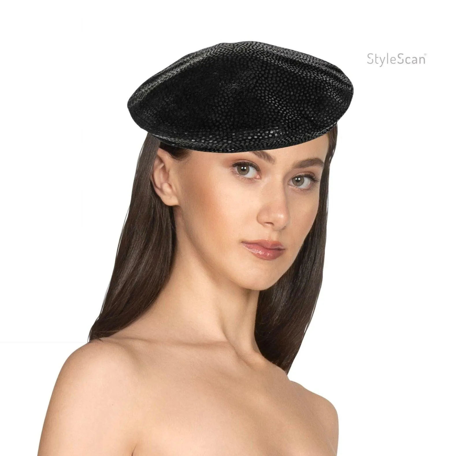 YVES SAINT LAURENT Vintage Leather Beret